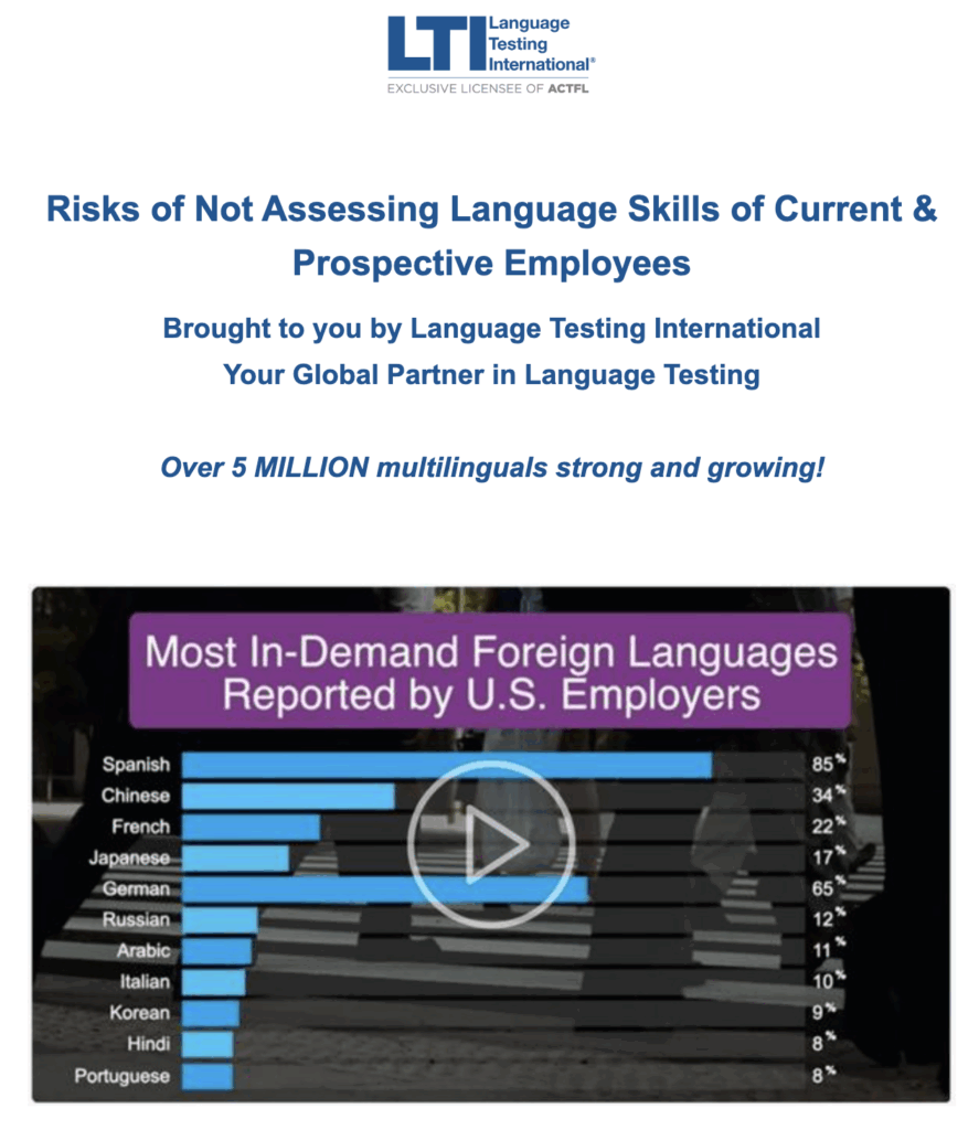 Commercial Newsletter Archive – Content Language Testing International