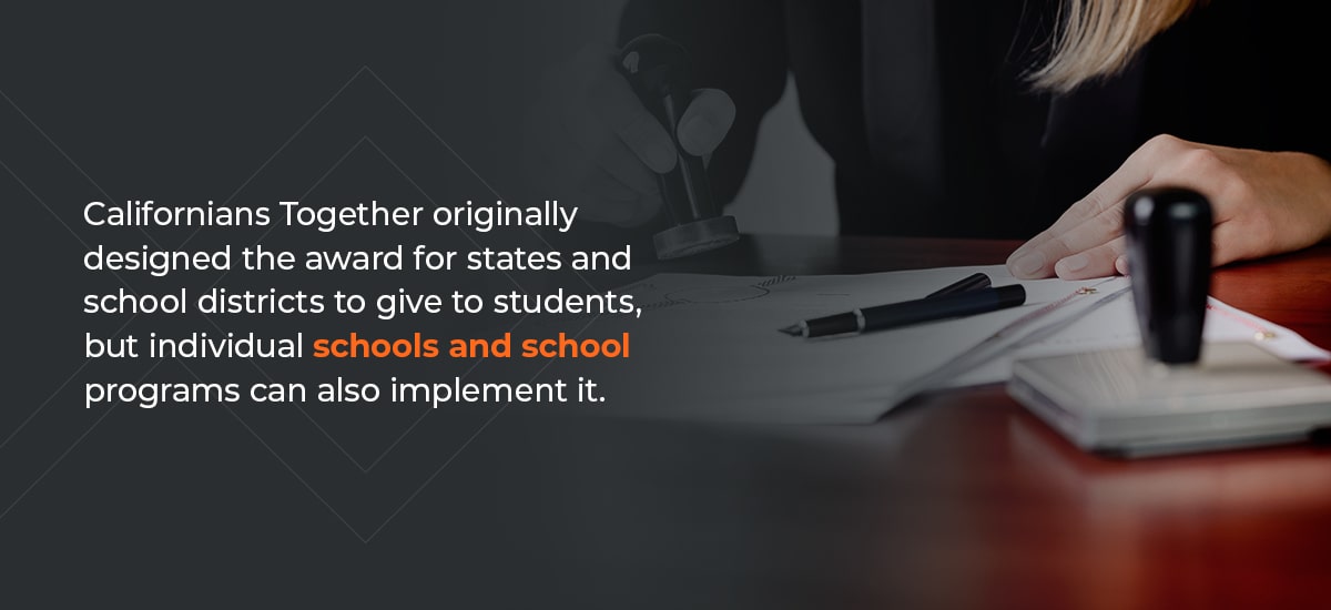 Who Awards the Seal?